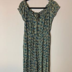 Blue paisley jumpsuit!